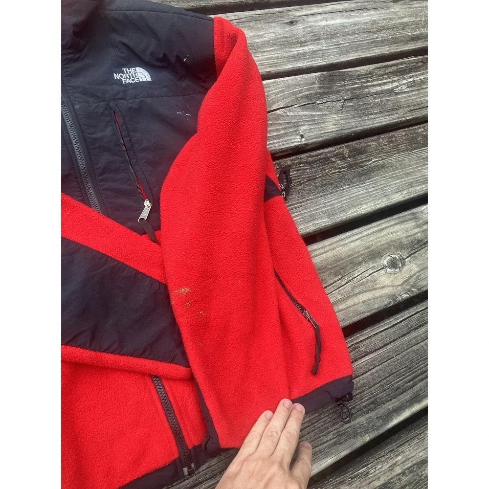 The North Face Denali Fleece Jacket Mens M Red Polartec Y2k Vintage Gorpcore 90s